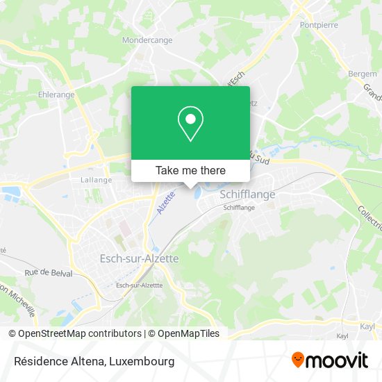 Résidence Altena map