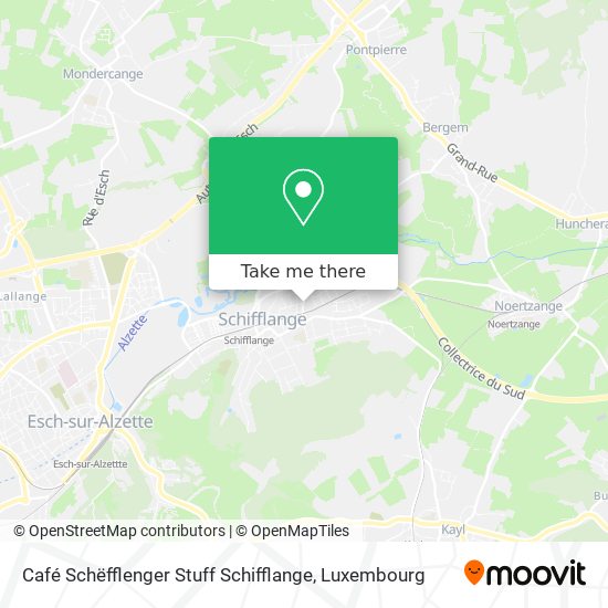 Café Schëfflenger Stuff Schifflange map
