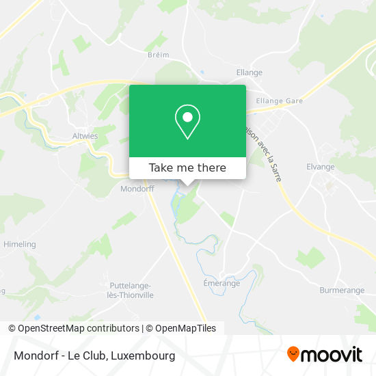 Mondorf - Le Club map