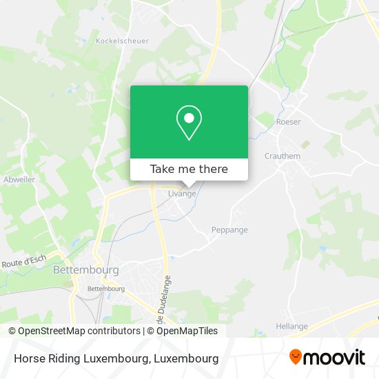 Horse Riding Luxembourg map