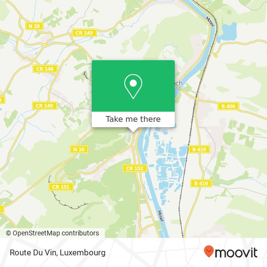 Route Du Vin map