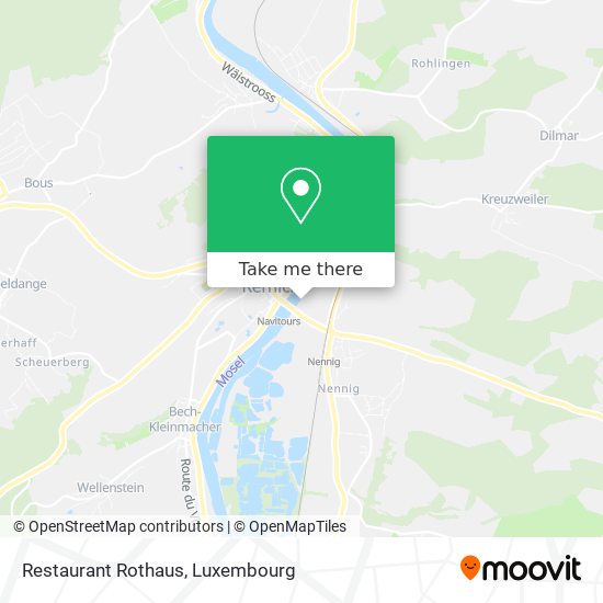 Restaurant Rothaus map