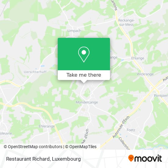 Restaurant Richard map