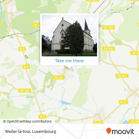 Weiler-la-tour map