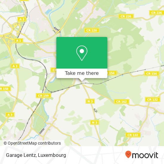 Garage Lentz map