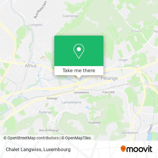 Chalet Langwiss map