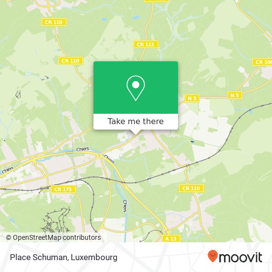 Place Schuman map