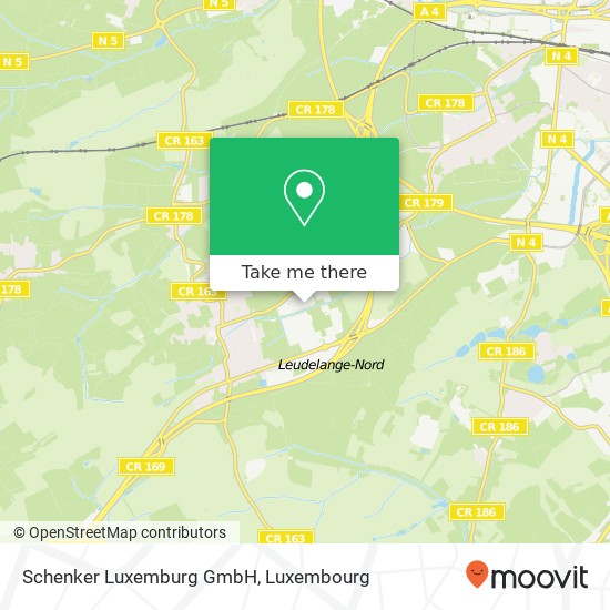 Schenker Luxemburg GmbH map