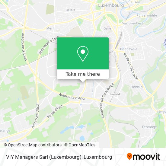 VIY Managers Sarl (Luxembourg) map