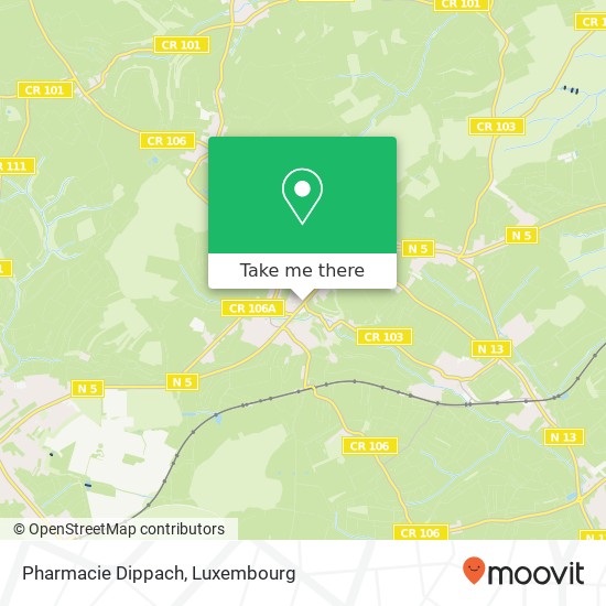 Pharmacie Dippach map