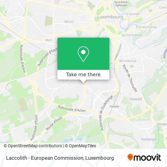 Laccolith - European Commission map