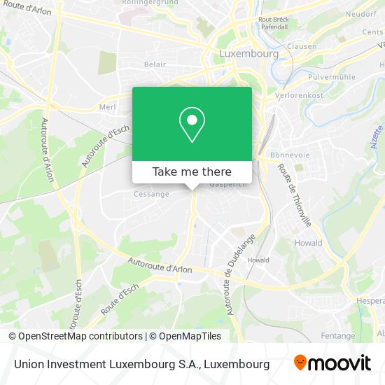 Union Investment Luxembourg S.A. map