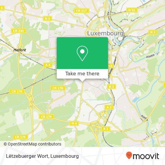 Lëtzebuerger Wort map