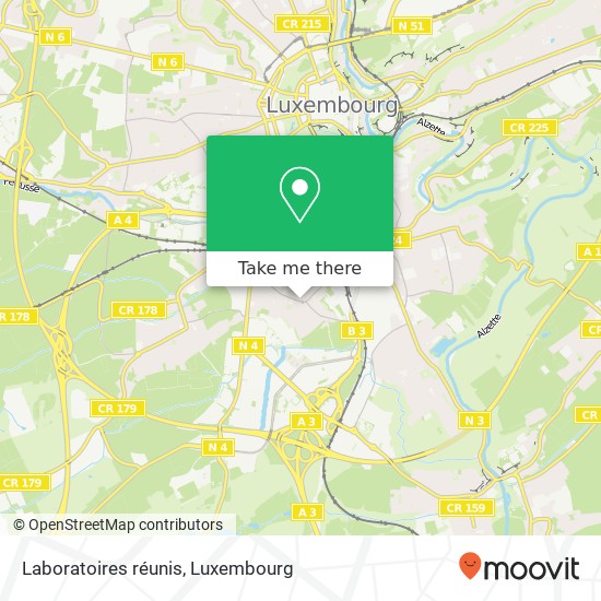 Laboratoires réunis map