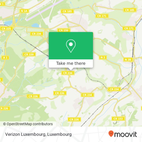 Verizon Luxembourg Karte