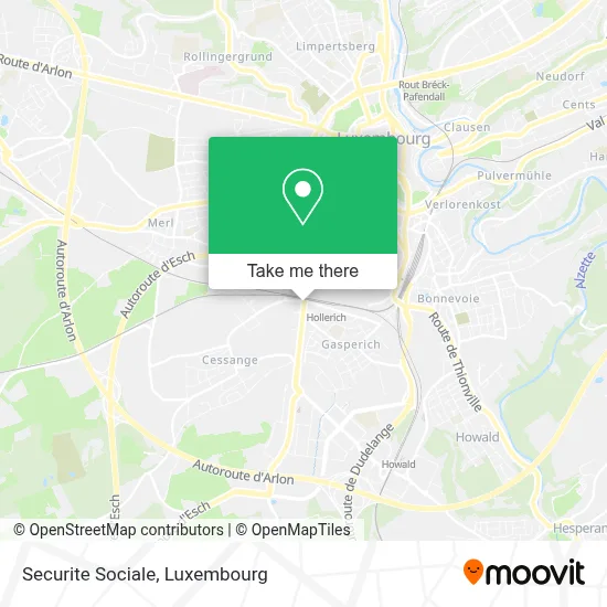 Securite Sociale map