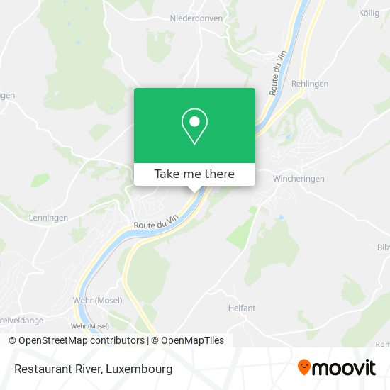 Restaurant River map