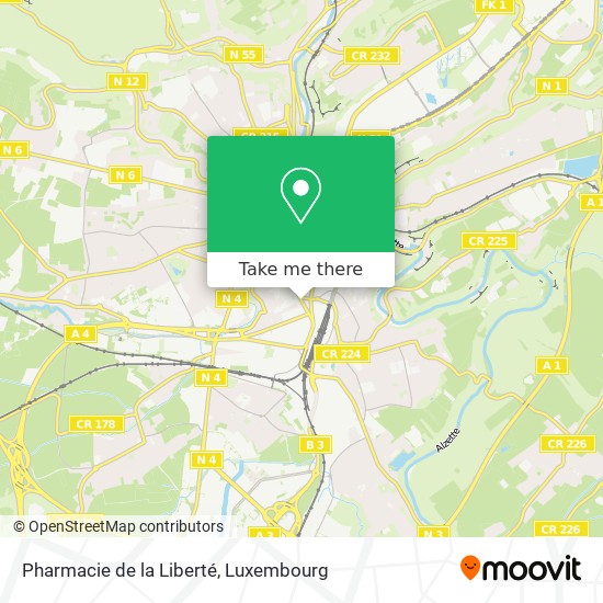 Pharmacie de la Liberté map