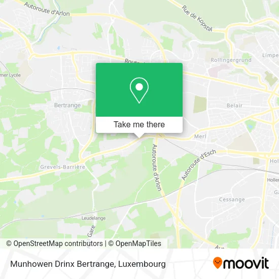 Munhowen Drinx Bertrange map