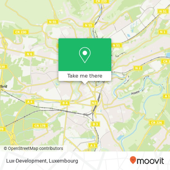 Lux-Development Karte