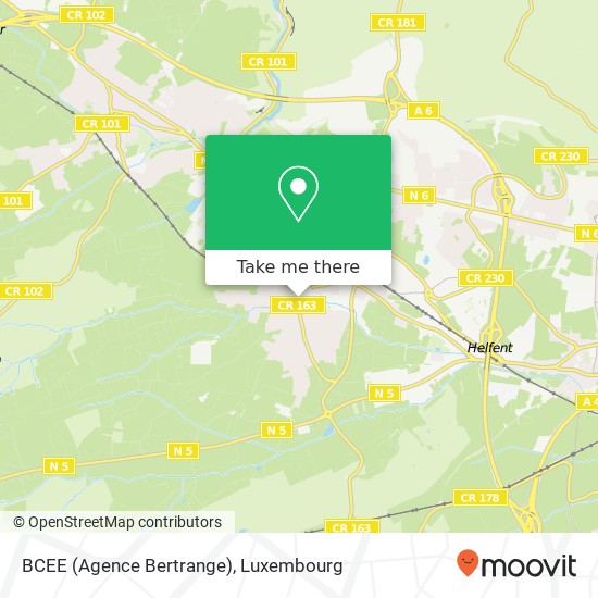 BCEE (Agence Bertrange) map