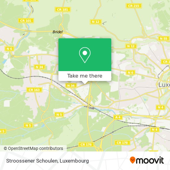 Stroossener Schoulen map