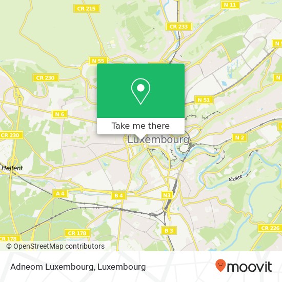 Adneom Luxembourg map