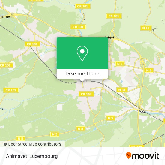 Animavet map