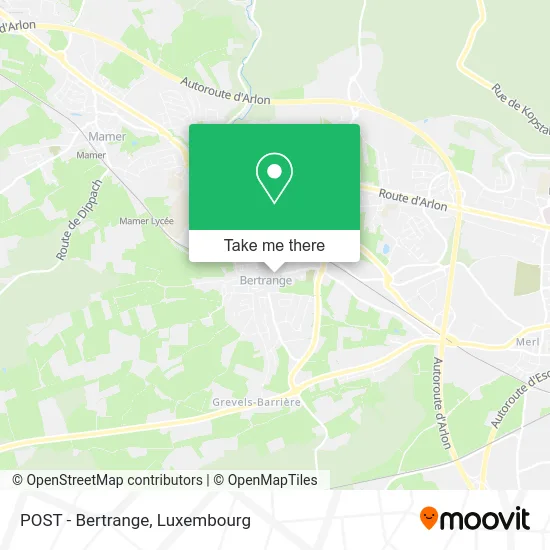 POST - Bertrange map