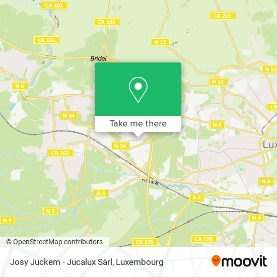 Josy Juckem - Jucalux Sàrl map