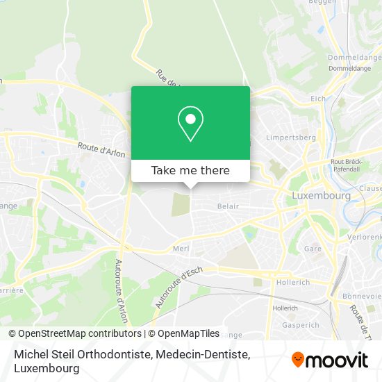 Michel Steil Orthodontiste, Medecin-Dentiste Karte