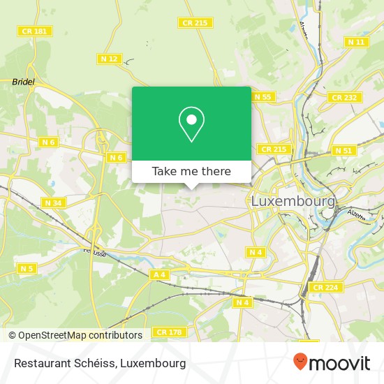 Restaurant Schéiss map