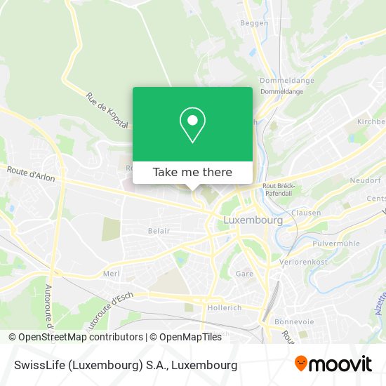 SwissLife (Luxembourg) S.A. map