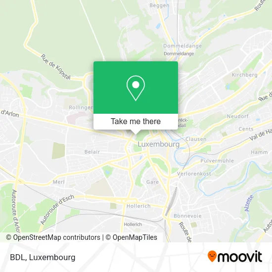 BDL map