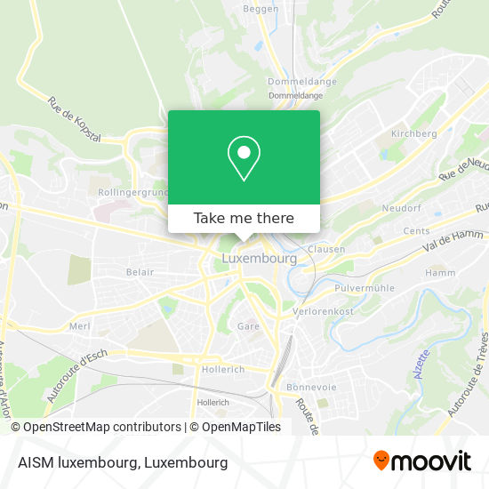 AISM luxembourg map