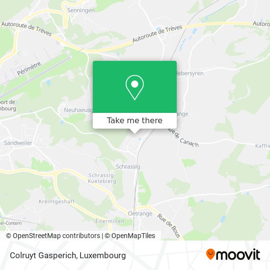 Colruyt Gasperich map