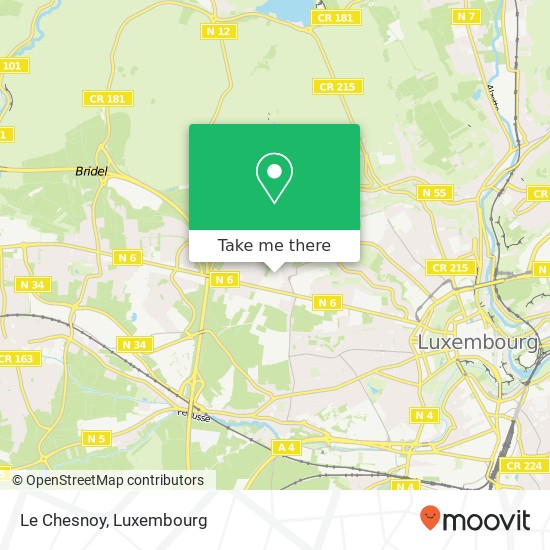 Le Chesnoy Karte