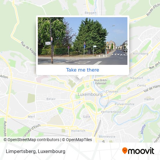 Limpertsberg map
