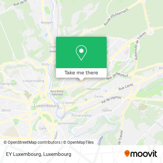 EY Luxembourg map