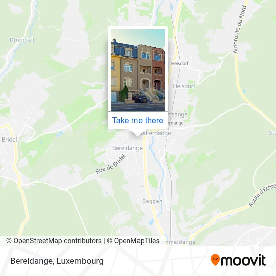 Bereldange map