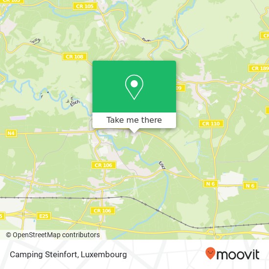Camping Steinfort Karte