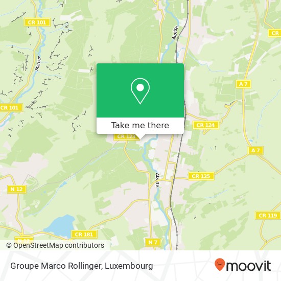 Groupe Marco Rollinger map