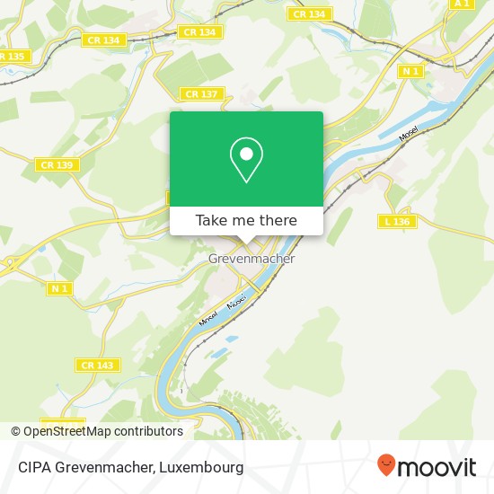 CIPA Grevenmacher map
