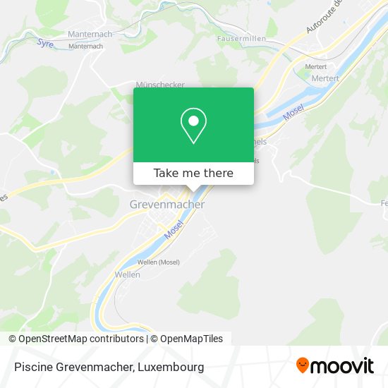 Piscine Grevenmacher map