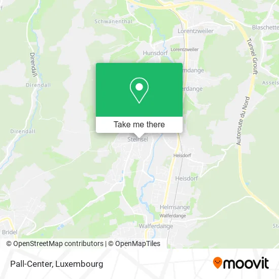 Pall-Center map
