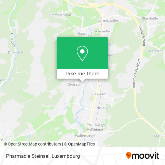 Pharmacie Steinsel Karte