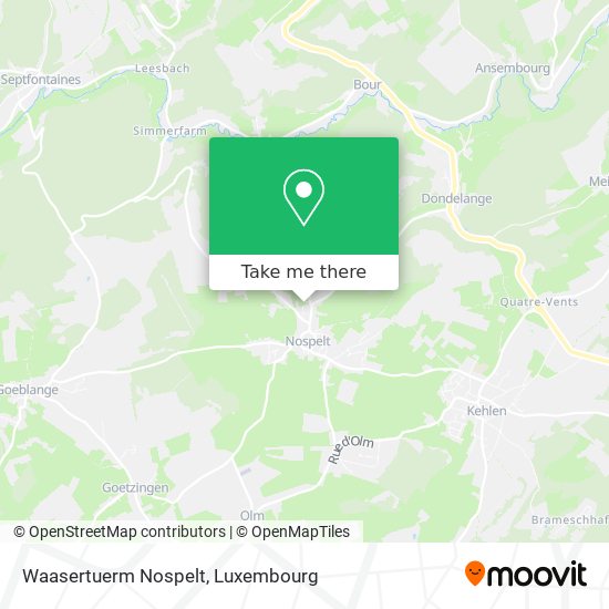 Waasertuerm Nospelt map