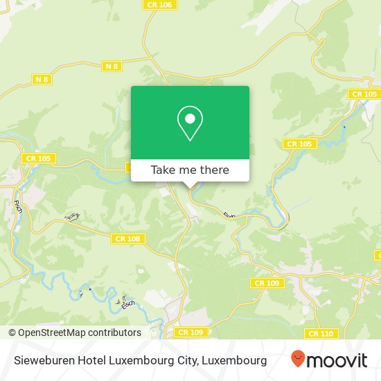 Sieweburen Hotel Luxembourg City map