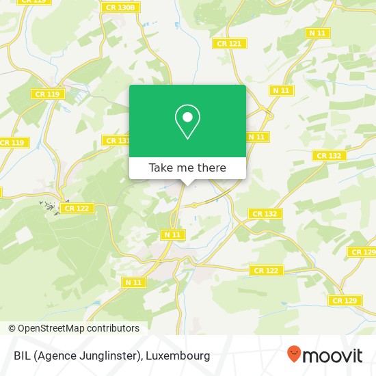 BIL (Agence Junglinster) map