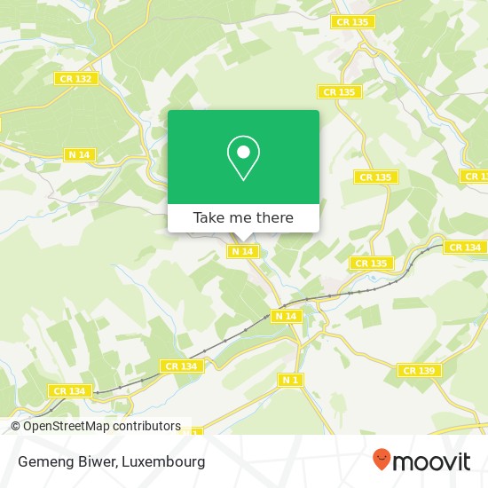 Gemeng Biwer map